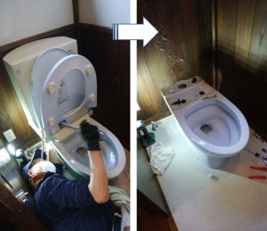 穂高トイレ入れ替え工事