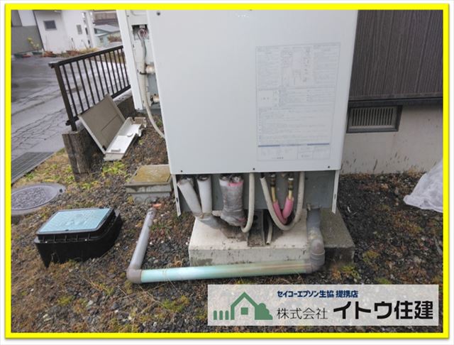 茅野市エコキュート交換工事