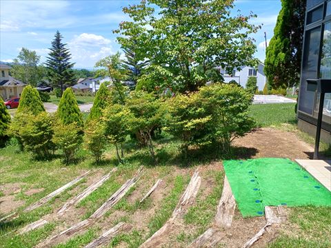 茅野市　駐車場工事 施工前①