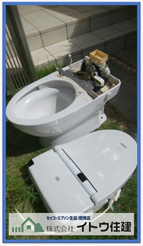 安曇野トイレ交換2