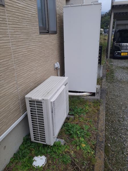 エコキュート　施工前