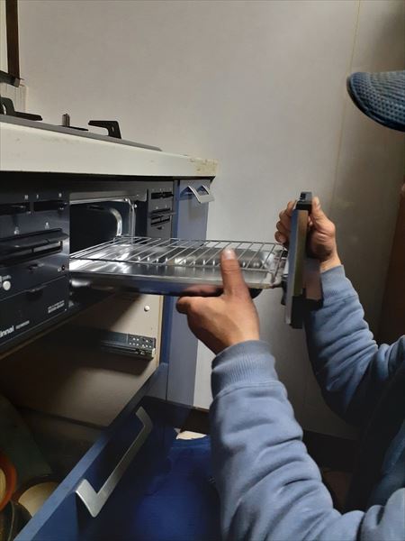 ガスコンロ交換　Rinnai　Metalシリーズ　水無し片面焼きグリル　単機能　RS31M5H2SABW