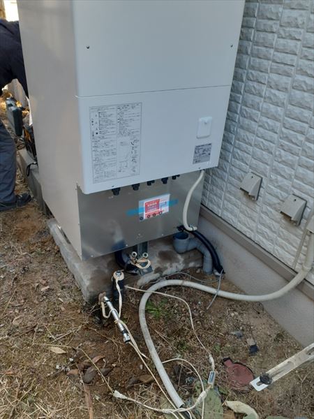 エコキュート　設置　コロナ460L　CHP-46AY5K-B