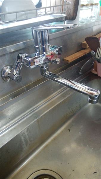キッチン水栓交換　完工