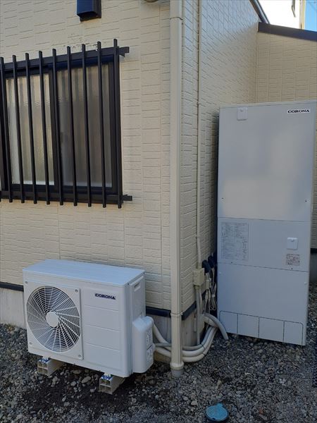 エコキュート完工　コロナ460L　寒冷地仕様　CHP-46AY5ｋ-B