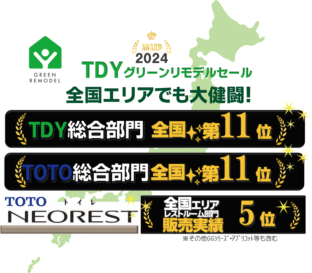 全国イトウ住建TDYグリーンモデルセール受賞リフォーム