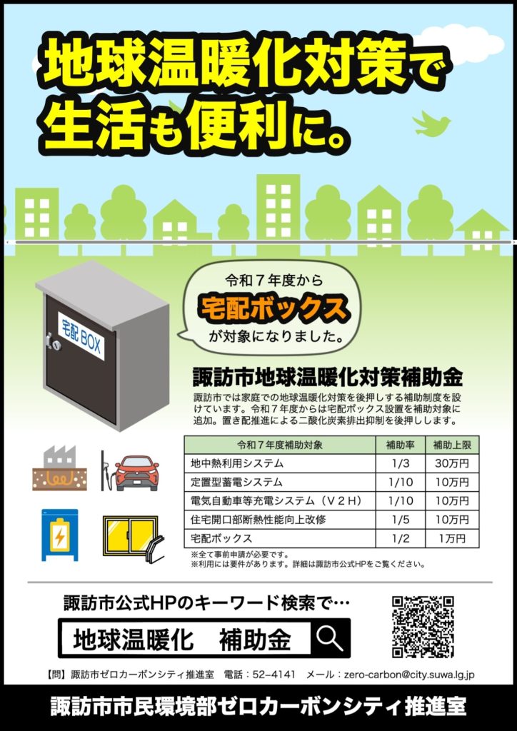 諏訪市蓄電池補助金