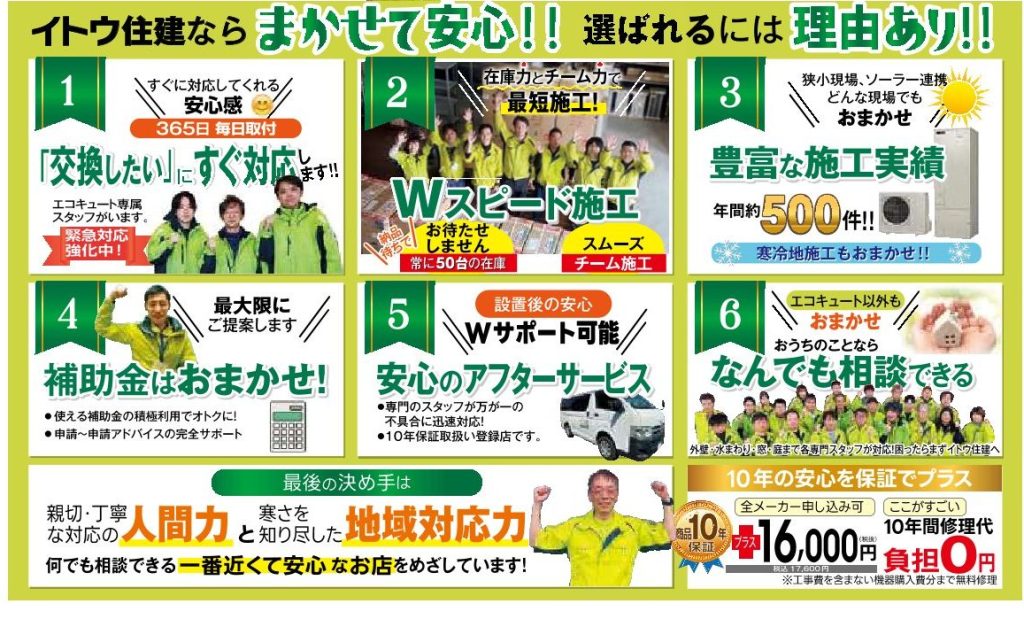 イトウ住建エコキュートイトウ住建チラシ