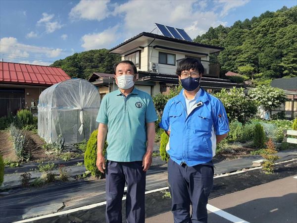 茅野屋根上葺き工事