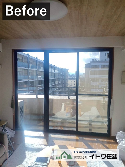 松本市マンション内窓設置工事