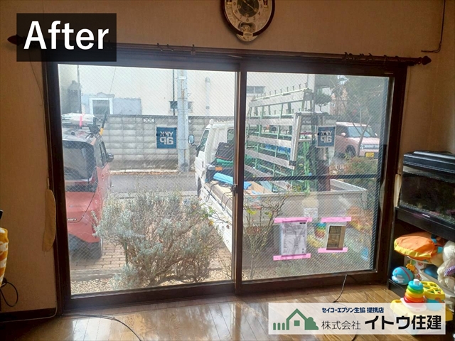 松本市内窓7か所設置工事