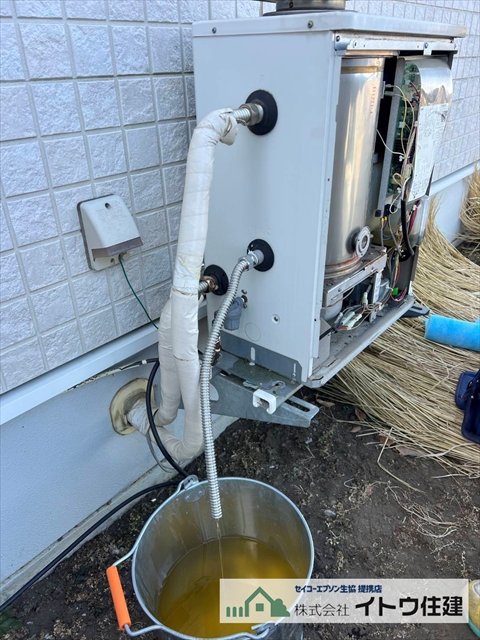 諏訪市で温水ルームヒーター交換｜UHB-G120C故障から後継機へ3